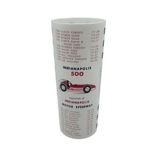 Vintage Indianapolis 500 Souvenir Cup 1963 Indy Motor Speedway Collectible